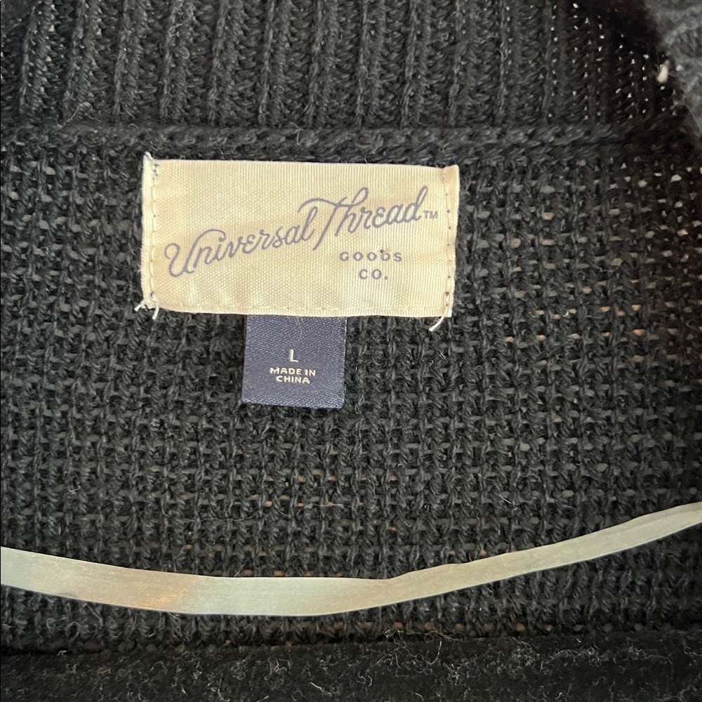 Universal Thread Black Knit Sweater - Picture 4 of 11